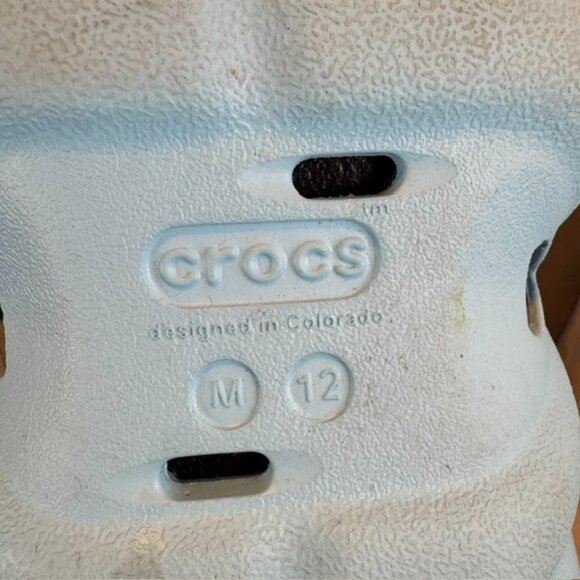 Crocs Echo Clog Sky Blue Men\'s Size 12 207937 Excellent Pre-Owned Condition main image 4